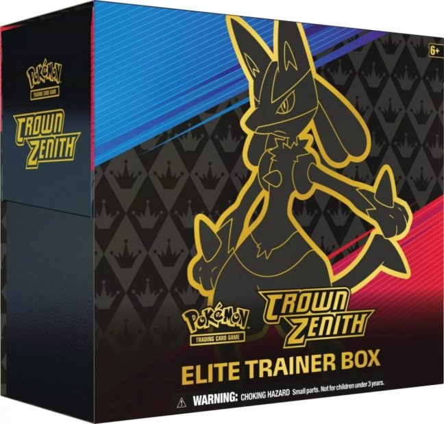 Pokémon TCG Crown Zenith Elite Trainer Box - Stav balení: A+ (Sběratelské)