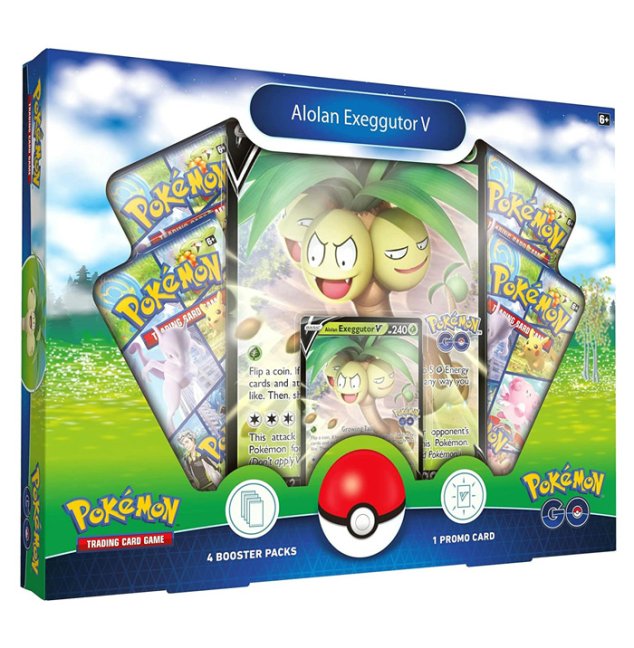 Pokémon TCG Pokémon GO Alolan Exeggutor V Box
